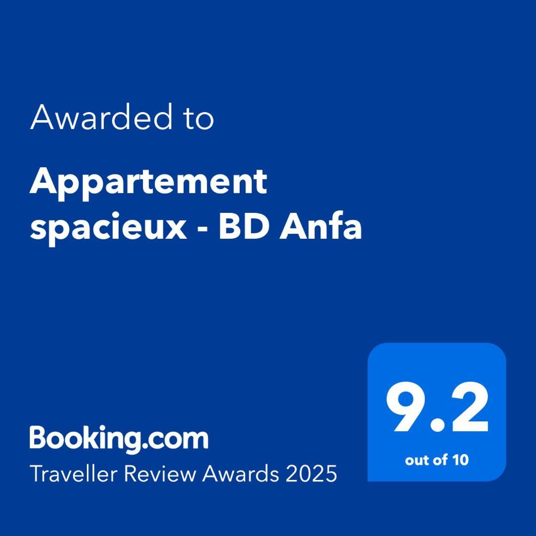 Appartement Spacieux - Bd Anfa Casablanca Exterior photo